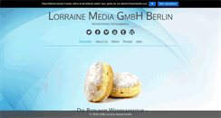 Desktop Screenshot of lorrainemedia.de